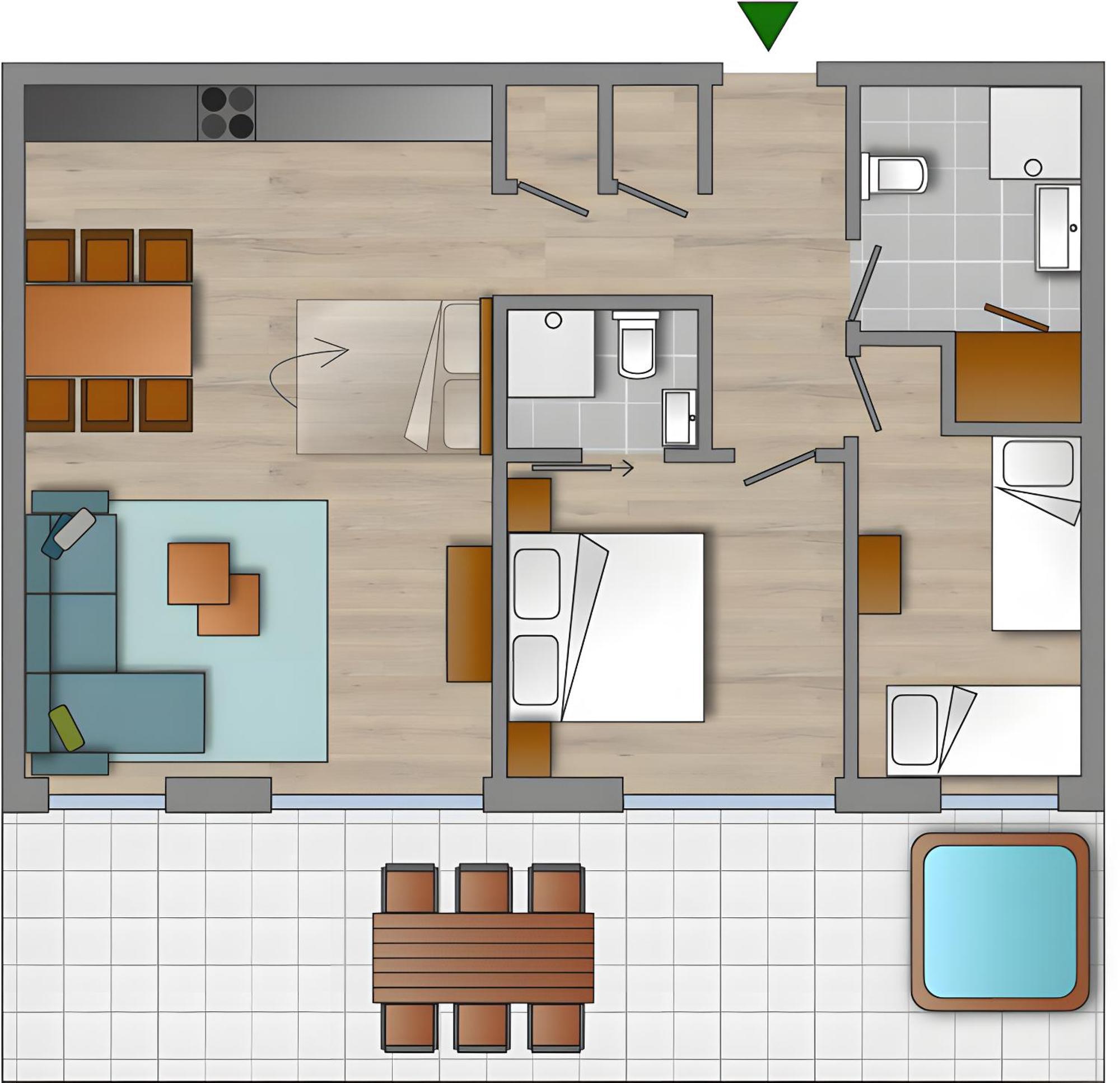 Wellness E2 Apartment Winterberg